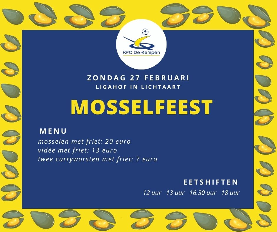 Affiche Mosselfeest