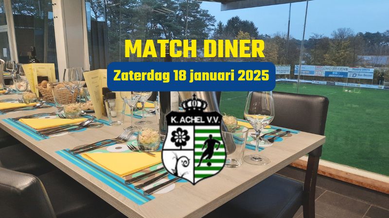 Matchdiner Aachel vv