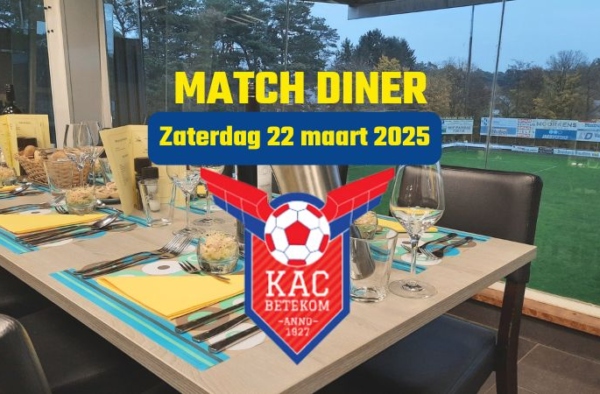 Match diner KAC Betekom