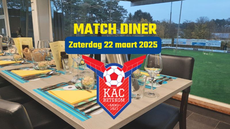 Match diner KAC Betekom