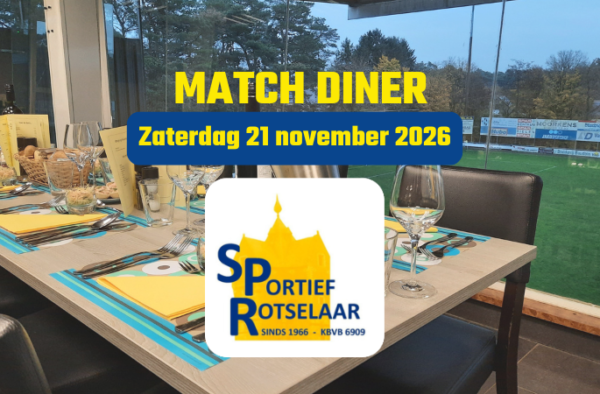Matchdiner Sportief Rotselaar