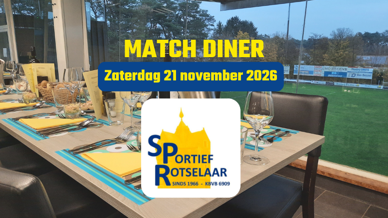 Matchdiner Sportief Rotselaar