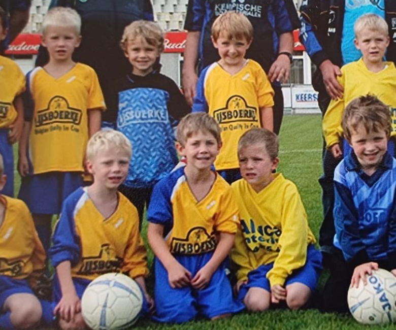 Teun in zijn heel jonge jaren